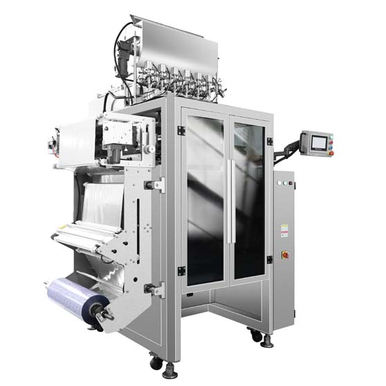 6 Lane Cat Sticks Packaging Machine